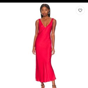 LNA silky slip dress size M NWT